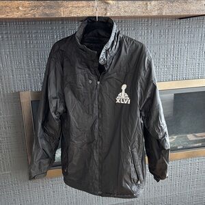 Black Womens Super Bowl XLVI Jacket